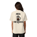 Press for Success - Heavy Oversized Organic Shirt - BREWSTATE